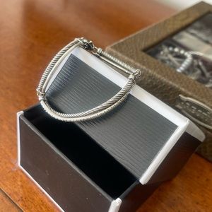 David Yurman Crossover Bracelet with Diamonds